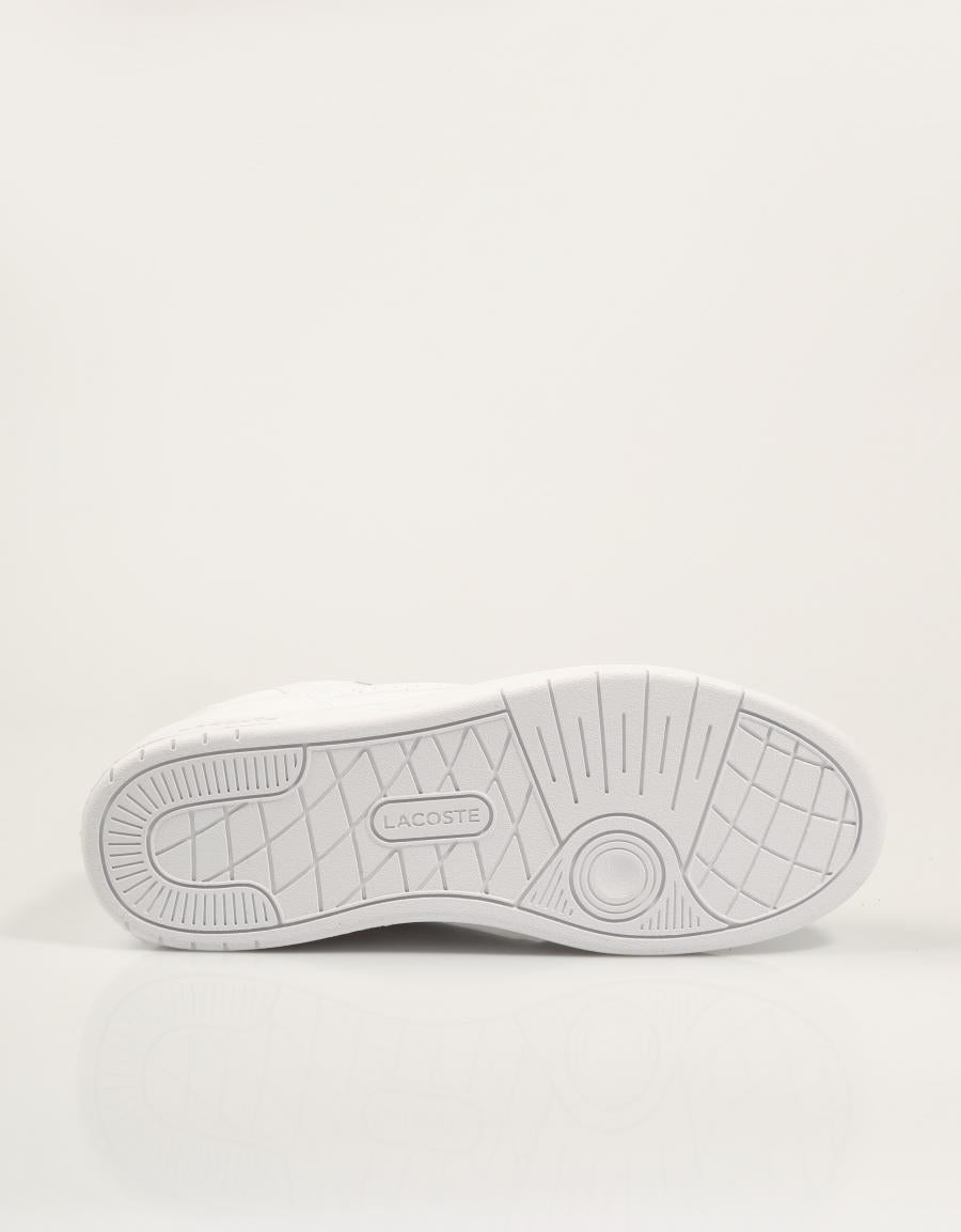 ZAPATILLAS LACOSTE T CLIP WHITE 48SMA0031 en color Blanco