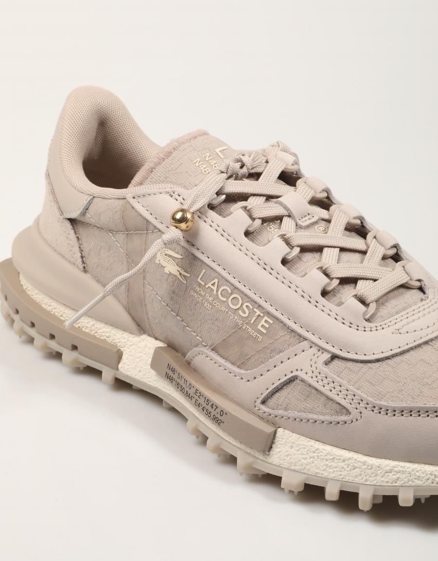 ZAPATILLAS LACOSTE ELITE ACTIVE GRY/OFF WHT 52SFA0065 en color Gris