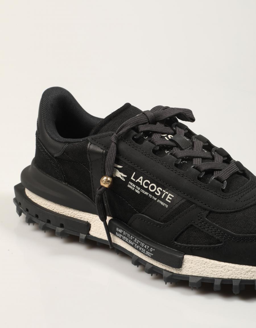 ZAPATILLAS LACOSTE ELITE ACTIVE BLACK  52SFA0065 en color Negro