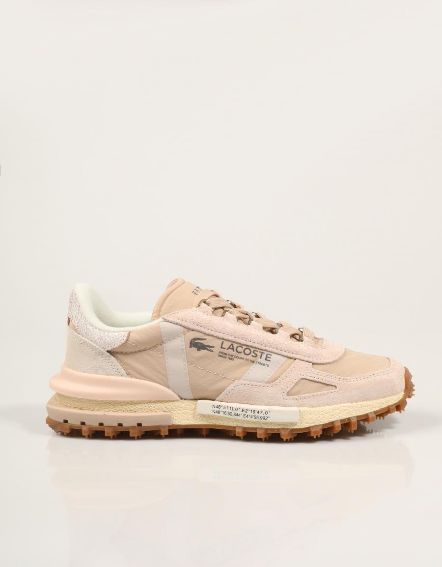 ZAPATILLAS LACOSTE ELITE ACTIVE LT PNK 52SFA0067 en color Beige