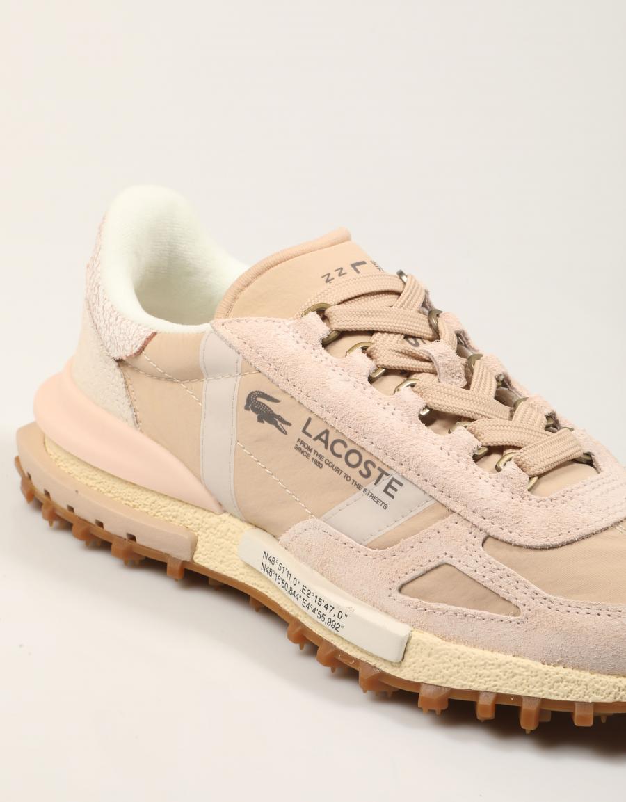 ZAPATILLAS LACOSTE ELITE ACTIVE LT PNK 52SFA0067 en color Beige