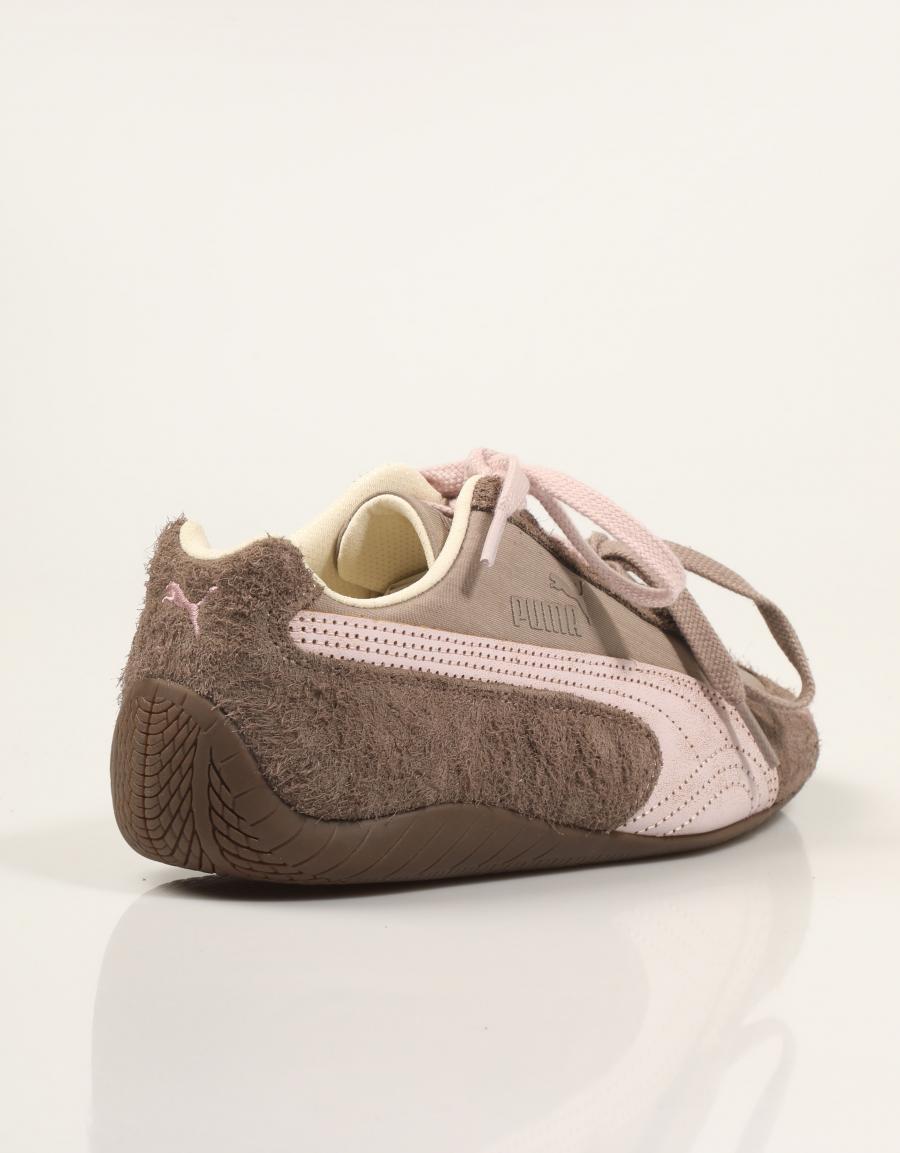 ZAPATILLAS PUMA SPEEDCAT BRUSHED LUXE 407672 en color Cuero