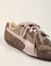 ZAPATILLAS PUMA SPEEDCAT BRUSHED LUXE 407672 en color Cuero