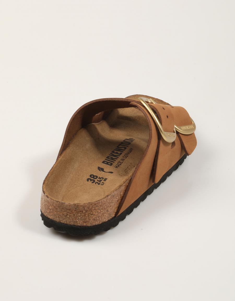 SANDALIAS BIRKENSTOCK ARIZONA BIG BUCKLE LENB MINK 1032989 en color Cuero