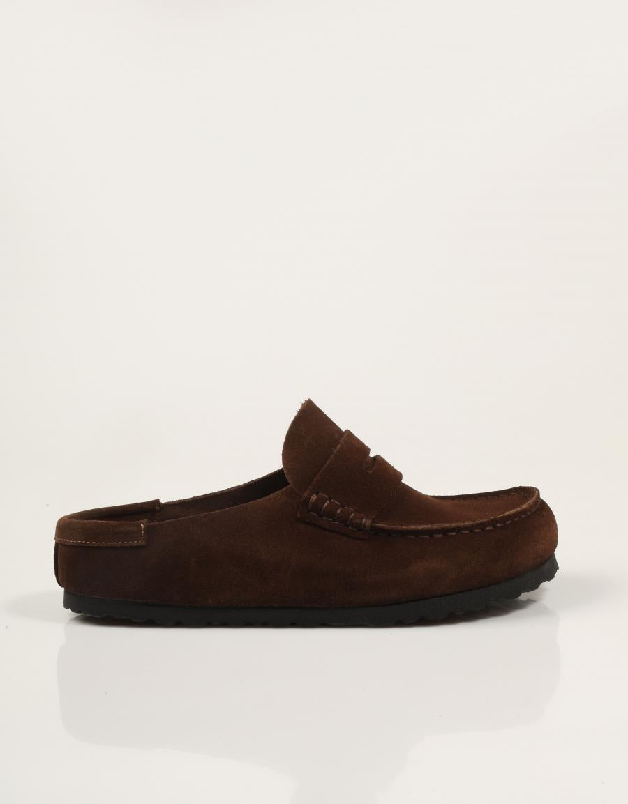 SANDALIAS BIRKENSTOCK NAPLES WRAPPED LEVE CARAFE 1031701 en color Marron