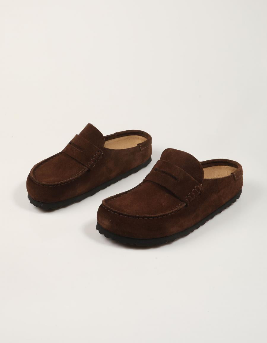 SANDALIAS BIRKENSTOCK NAPLES WRAPPED LEVE CARAFE 1031701 en color Marron