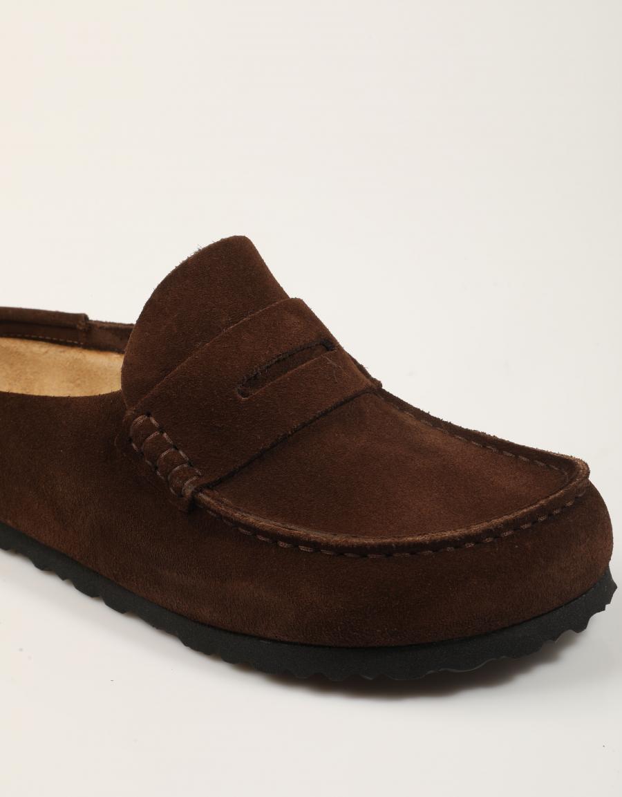SANDALIAS BIRKENSTOCK NAPLES WRAPPED LEVE CARAFE 1031701 en color Marron