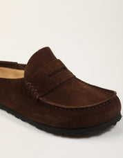 SANDALIAS BIRKENSTOCK NAPLES WRAPPED LEVE CARAFE 1031701 en color Marron