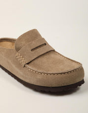 ZUECOS BIRKENSTOCK NAPLES WRAPPED LEVE TAUPE 1029710 en color Taupe