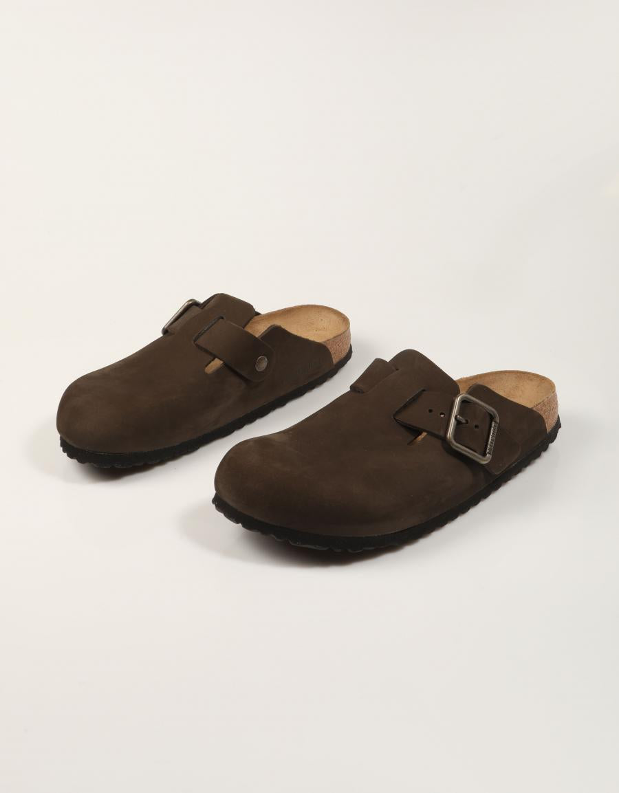 SANDALIAS BIRKENSTOCK BOSTON WB LENB MOCCA 1032762(62 en color Marron