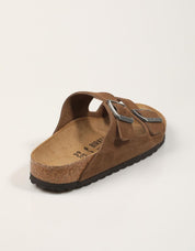 SANDALIAS BIRKENSTOCK ARIZONA LEVE DARK TEA 1032717 en color Cuero