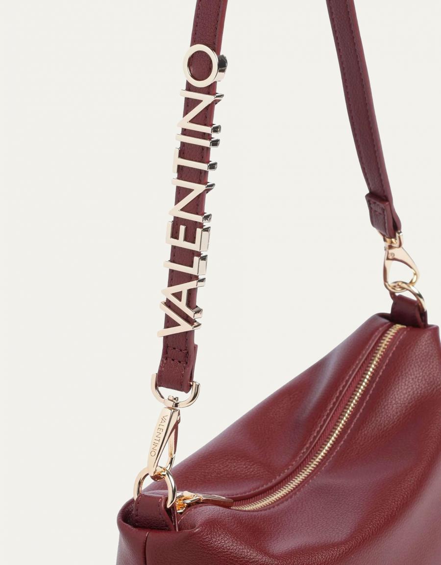 BOLSO VALENTINO BARN TRACOLLA BORDEAUX VBSA5O07 en color Burdeos