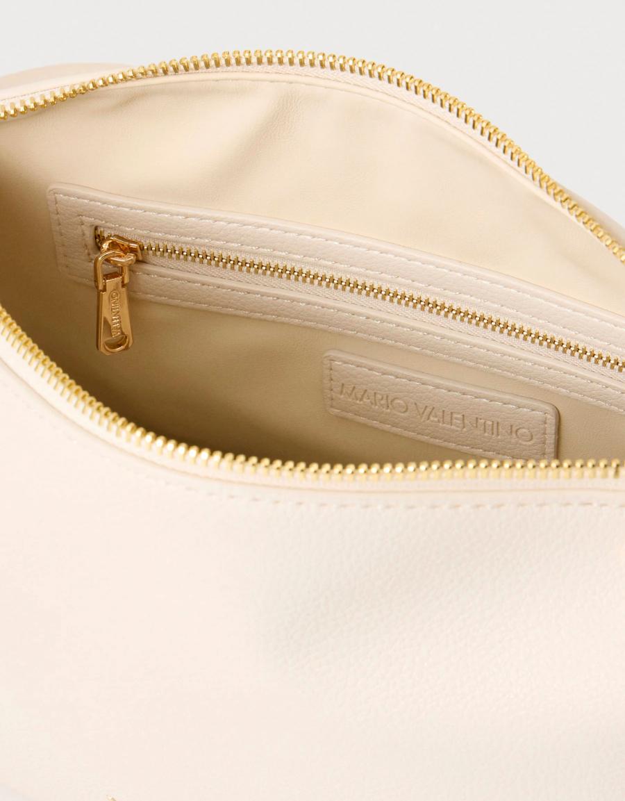 BOLSO VALENTINO BARN TRACOLLA ECRU VBSA5O07 en color Hielo