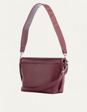 BOLSO VALENTINO HAIL PATTINA BORDEAUX VBSA9309 en color Burdeos