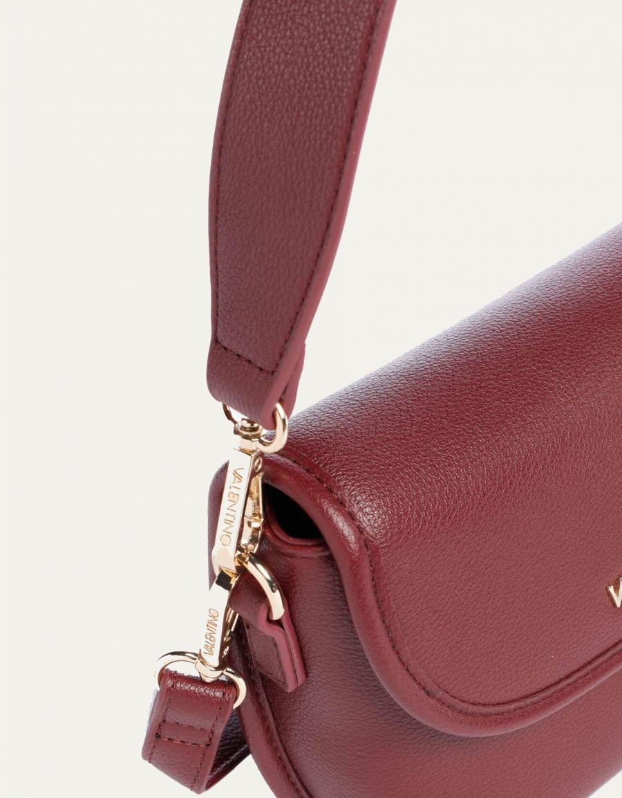 BOLSO VALENTINO HAIL PATTINA BORDEAUX VBSA9309 en color Burdeos