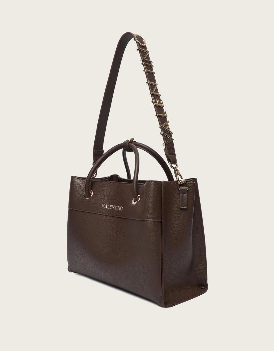 BOLSOS VALENTINO ALEXIA SHOPPING MORO en color Marron