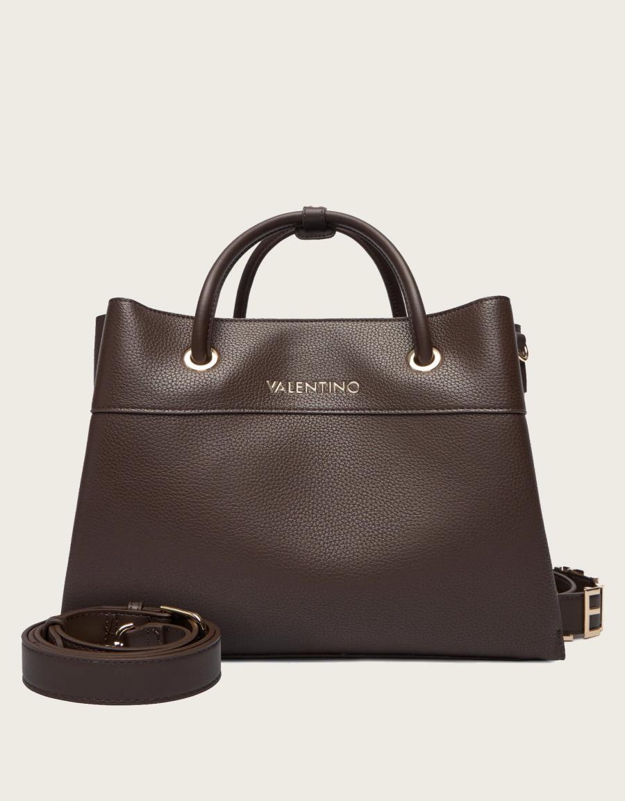BOLSOS VALENTINO ALEXIA SHOPPING MORO en color Marron