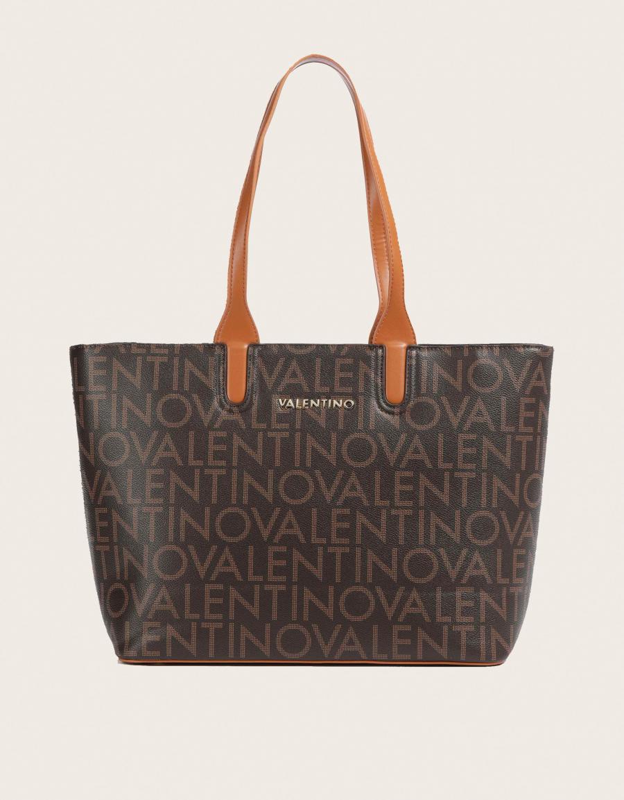BOLSOS VALENTINO REGINA RE SHOPPING MORO en color Marron