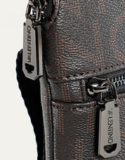 BANDOLERA VALENTINO KING RE TRACOLINA NERO en color Negro
