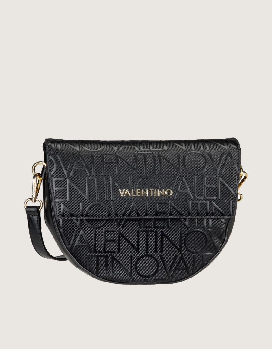 BOLSOS VALENTINO GYNEVRA RE PATTINA NERO en color Negro