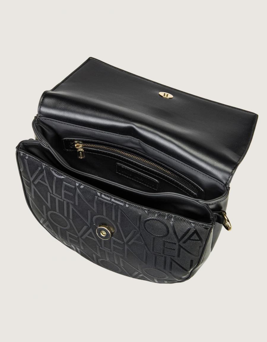BOLSOS VALENTINO GYNEVRA RE PATTINA NERO en color Negro