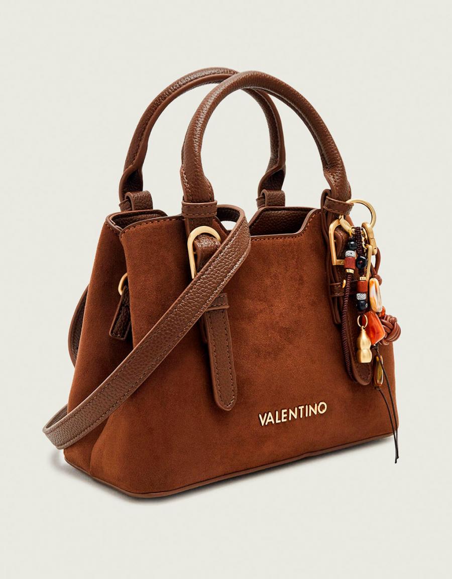 BOLSOS VALENTINO WINNIE WINTER SHOPPING CAFFE en color Marron