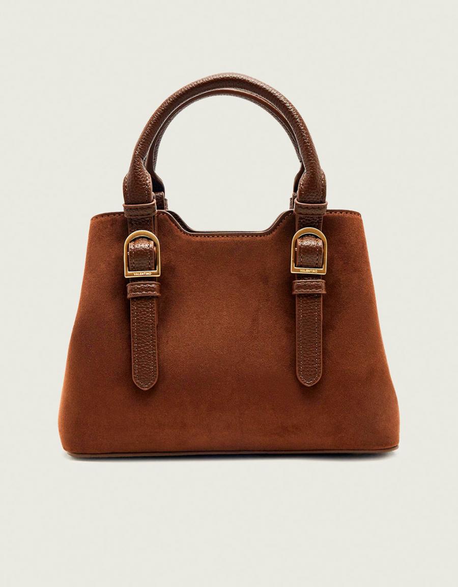BOLSOS VALENTINO WINNIE WINTER SHOPPING CAFFE en color Marron