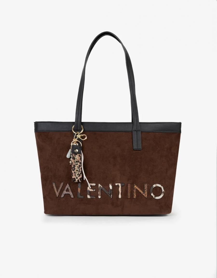 BOLSOS VALENTINO ZAFARI SHOPPING CAFFE en color Marron
