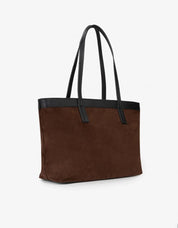 BOLSOS VALENTINO ZAFARI SHOPPING CAFFE en color Marron