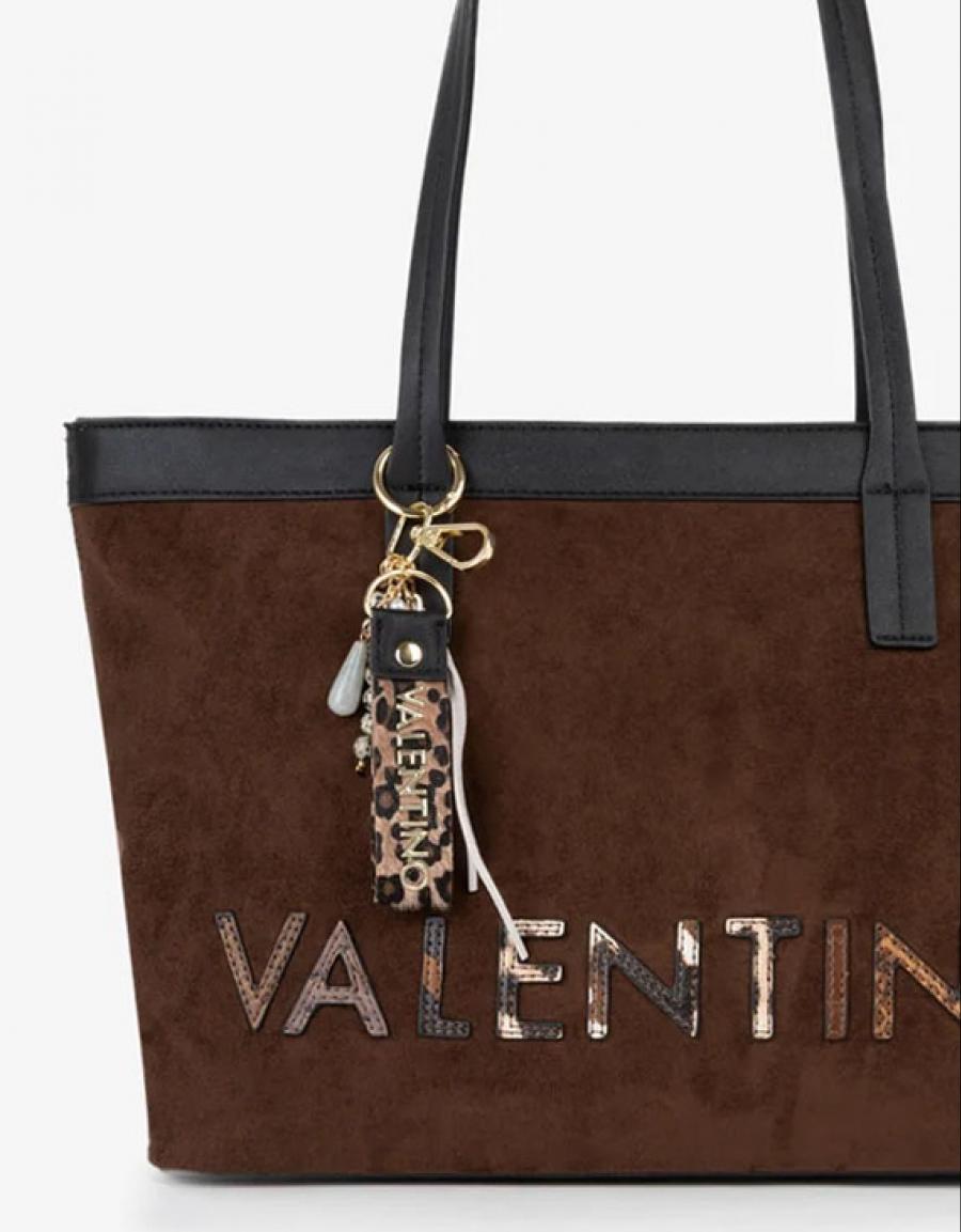 BOLSOS VALENTINO ZAFARI SHOPPING CAFFE en color Marron