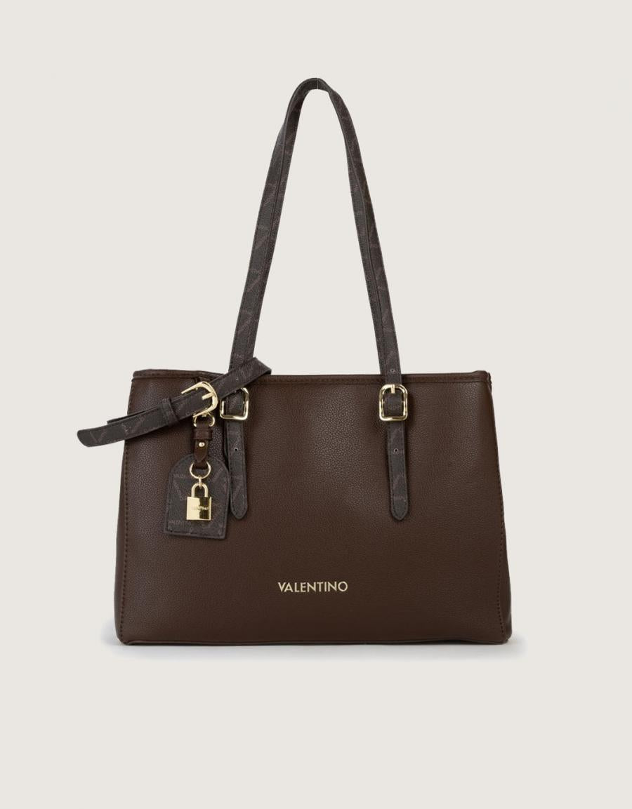 BOLSOS VALENTINO LYSSA RE SHOPPING CAFFE en color Marron