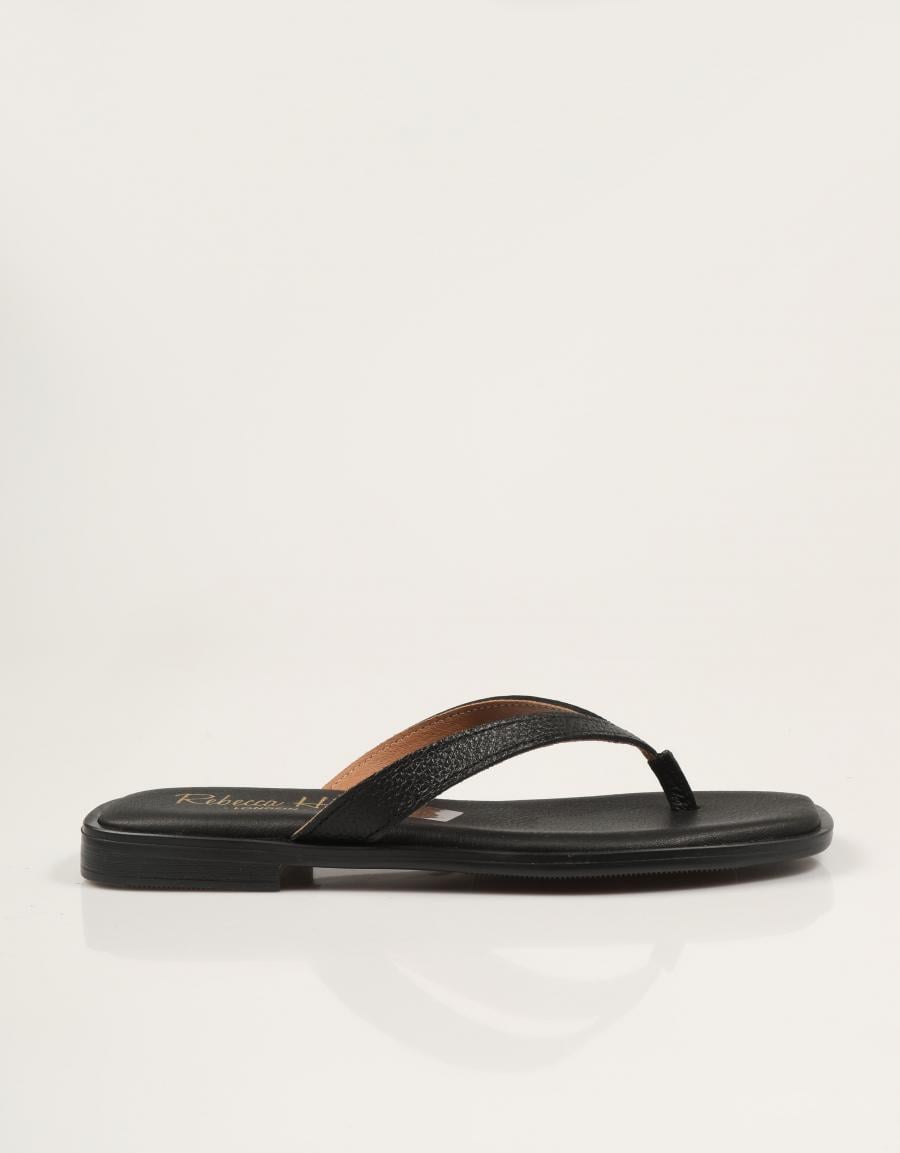 SANDALIAS REBECCA HOPE ESCLAVA BLACK en color Negro