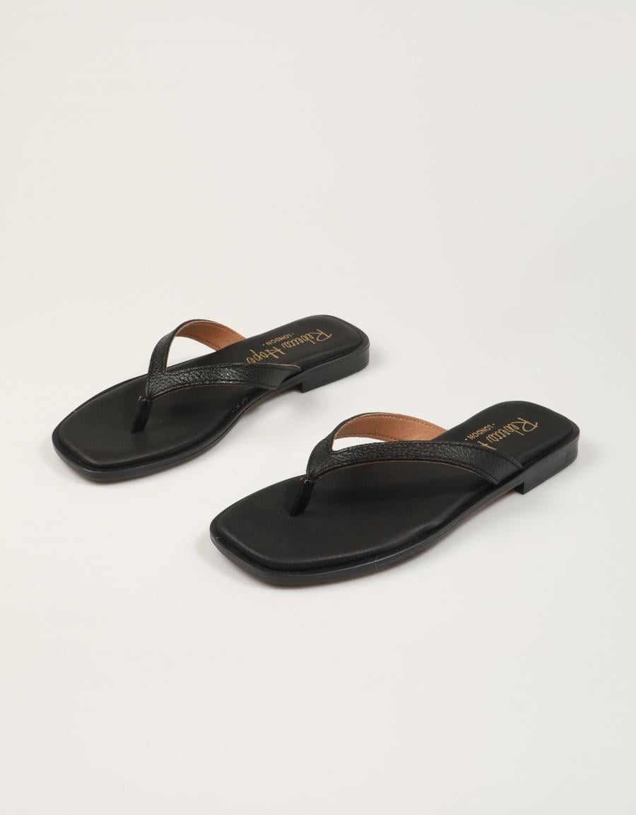 SANDALIAS REBECCA HOPE ESCLAVA BLACK en color Negro