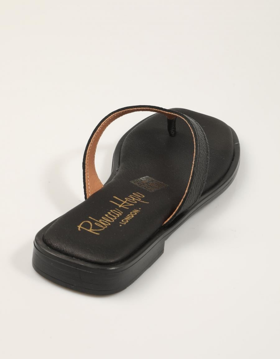 SANDALIAS REBECCA HOPE ESCLAVA BLACK en color Negro