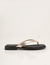 SANDALIAS REBECCA HOPE ESCLAVA CHAMPÁN en color Oro