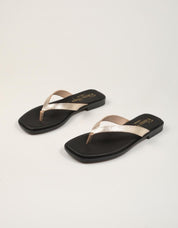 SANDALIAS REBECCA HOPE ESCLAVA CHAMPÁN en color Oro