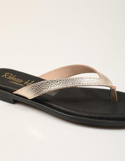 SANDALIAS REBECCA HOPE ESCLAVA CHAMPÁN en color Oro