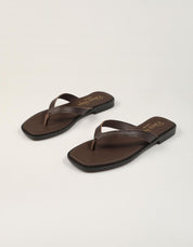 SANDALIAS REBECCA HOPE ESCLAVA MARRÓN en color Marron