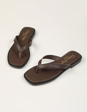 SANDALIAS REBECCA HOPE ESCLAVA MARRÓN en color Marron