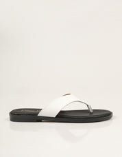 SANDALIAS REBECCA HOPE ESCLAVA WHITE en color Blanco