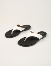 SANDALIAS REBECCA HOPE ESCLAVA WHITE en color Blanco
