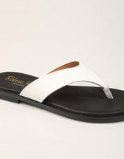 SANDALIAS REBECCA HOPE ESCLAVA WHITE en color Blanco