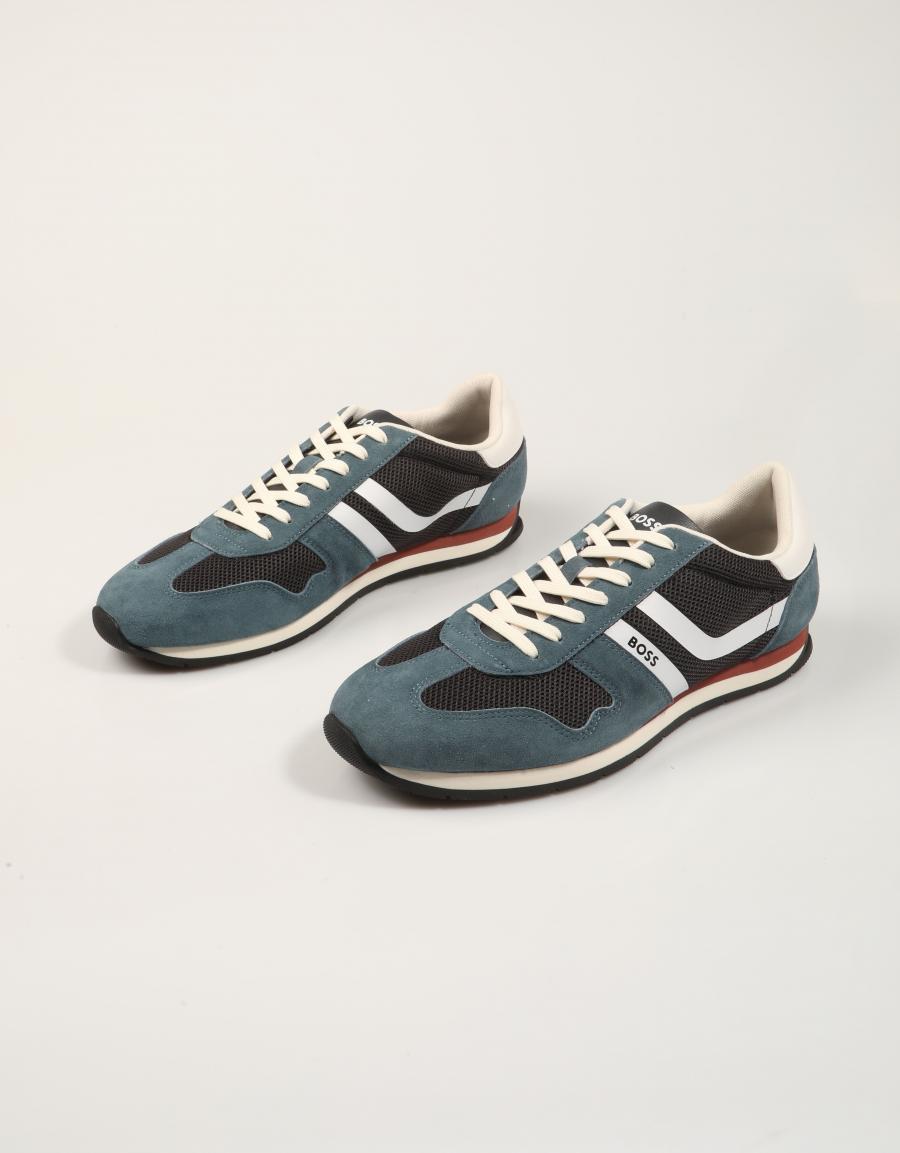 ZAPATILLAS BOSS ORANGE LEVON RUNNER NAVY 50568468 en color Azul marino