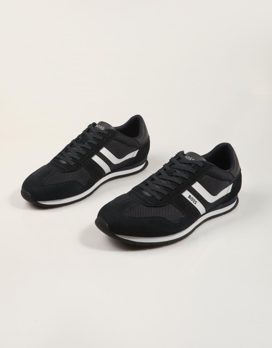 ZAPATILLAS BOSS ORANGE LEVON RUNNER DARK BLUE 50568468 en color Azul marino