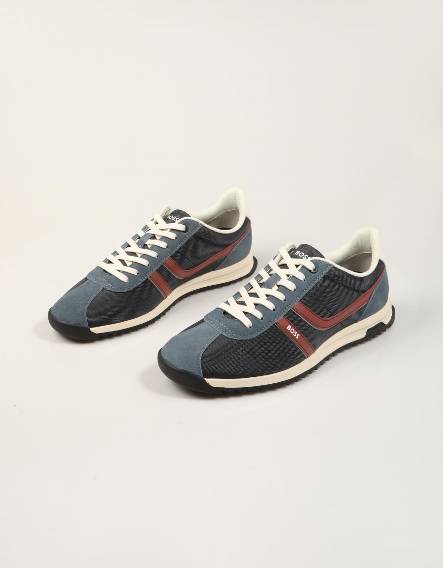 ZAPATILLAS BOSS ORANGE ZAYN TENN OPEN BLUE 50568479 en color Azul marino