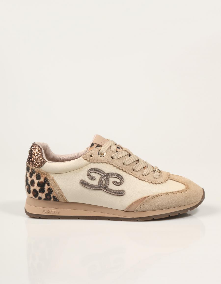 ZAPATILLAS CARMELA ZAPATILLA BEIGE en color Beige