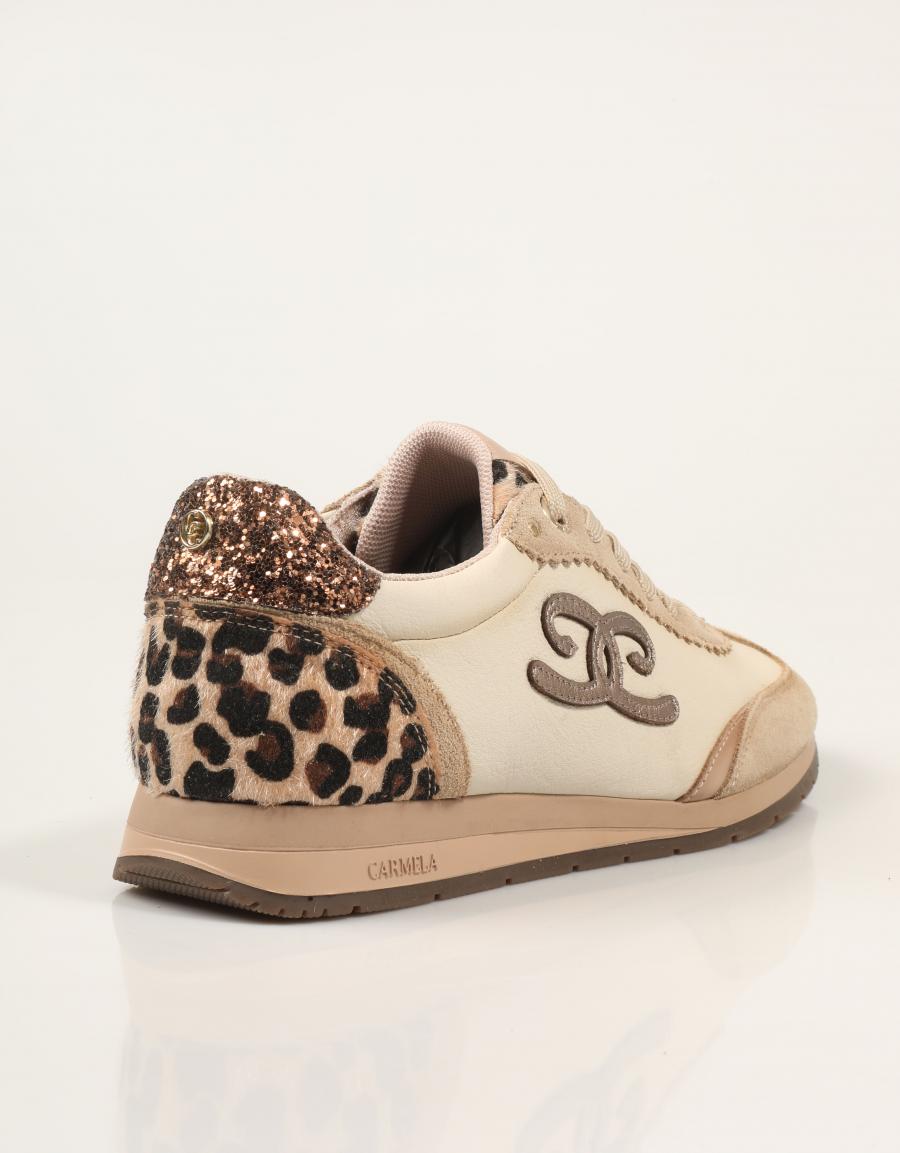 ZAPATILLAS CARMELA ZAPATILLA BEIGE en color Beige