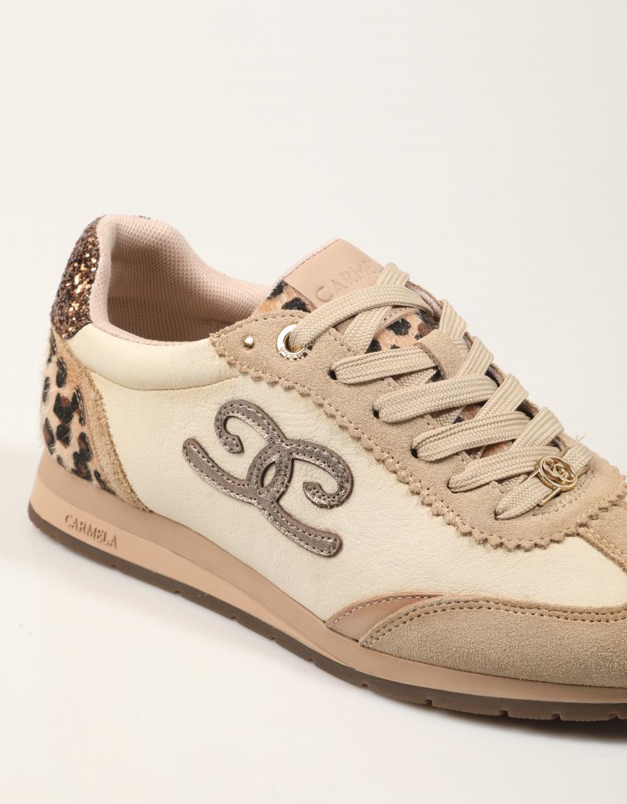 ZAPATILLAS CARMELA ZAPATILLA BEIGE en color Beige