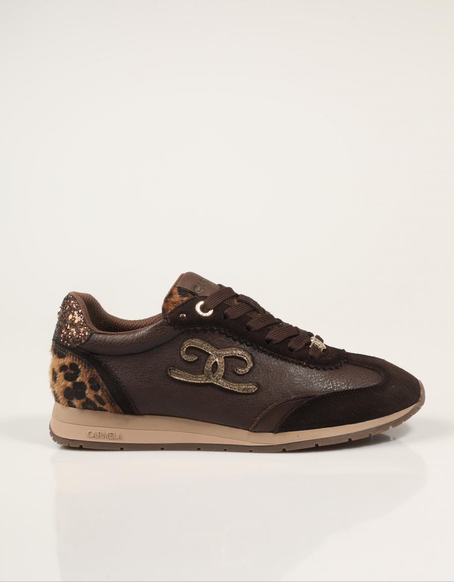 ZAPATILLAS CARMELA ZAPATILLA MARRON en color Marron