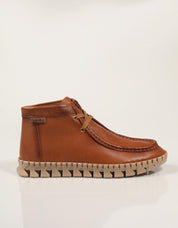 BOTINES CARMELA BOTIN CAMEL en color Cuero
